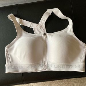 Under armour zip-front bra